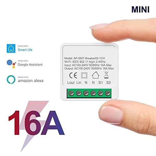Wirelays Wifi Smart Switch for Alexa/Google Assistant Enabled, Remote Control, Android and iOS Support Switch Make existing switch board to smart switch retrofit solution up to 16Amp load Wirelays Wifi Smart Switch for Alexa/Google Assistant Enabled, Remote Control, Android and iOS Support Switch Make existing switch board to smart switch retrofit solution up to 16Amp load